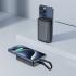 ACEFAST M11 10000mAh Qi2 15W Magnetic Wireless Charging Power Bank Fast Charging For iPhone 16/15 USB C PD30W Extra Battery Travel - Black